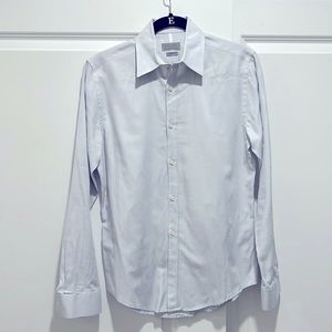 Zara Man Button Down Slim Fit Long Sleeve Dress Shirt